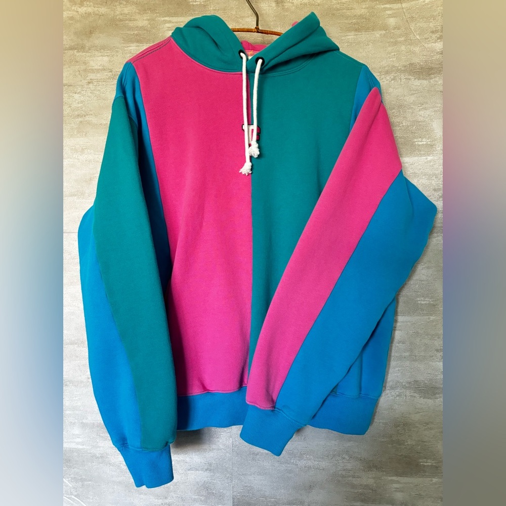 Teddy Fresh Love Colorblock Pink And Blue Hoodie Limited Edition Medium - Picture 3 of 7